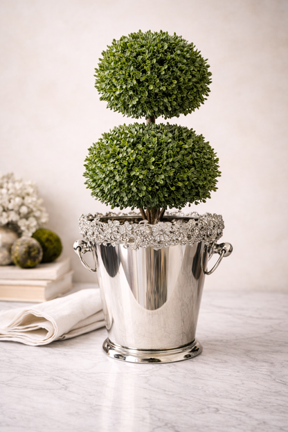 Champagne Bucket with Crystal Rim