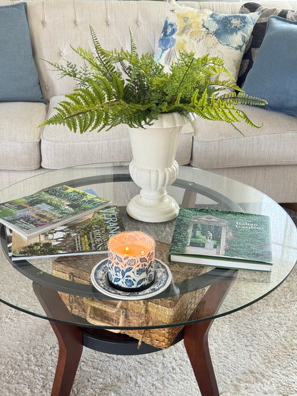 Kensington Staffordshire Ironstone Blue and White Decorative Plate - Balmoral Pattern