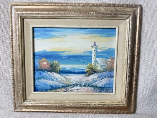 Lighthouse Oil Painting